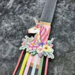 Πασχαλινή λαμπάδα Floral Unicorn στη γερμανία με αποστολή σε όλη την ευρώπη!