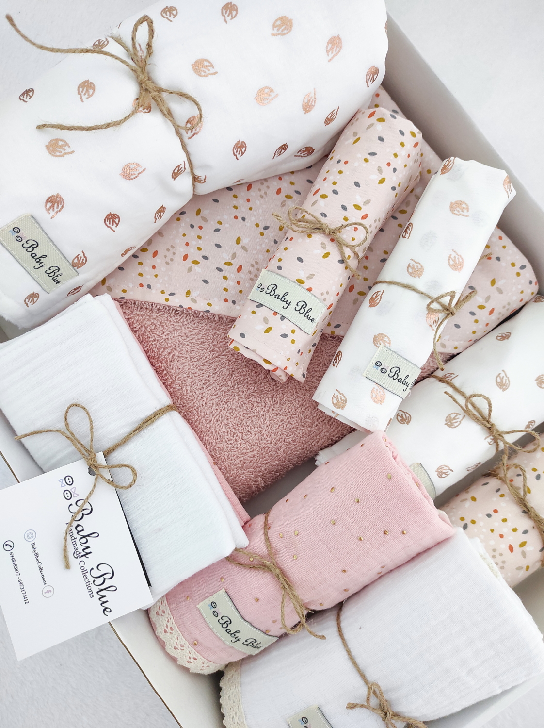 Baby Blue Collections Pregnancy Box Gold ans Salmon leaves στη γερμανία!