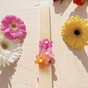 Πασχαλινή λαμπάδα 70s Flowers στη γερμανία με αποστολή σε όλη την ευρώπη!