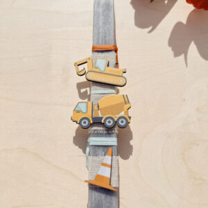 Πασχαλινή λαμπάδα Construction trucks στη γερμανία με αποστολή σε όλη την ευρώπη!