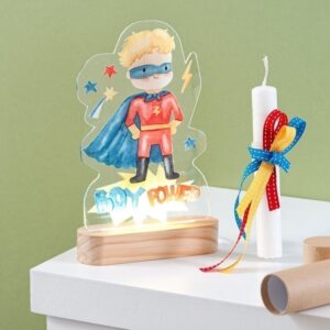 Πασχαλινή λαμπάδα LED BOY POWER στη γερμανία με αποστολή σε όλη την ευρώπη!