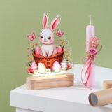 Πασχαλινή λαμπάδα LED PINK BUNNY στη γερμανία με αποστολή σε όλη την ευρώπη!