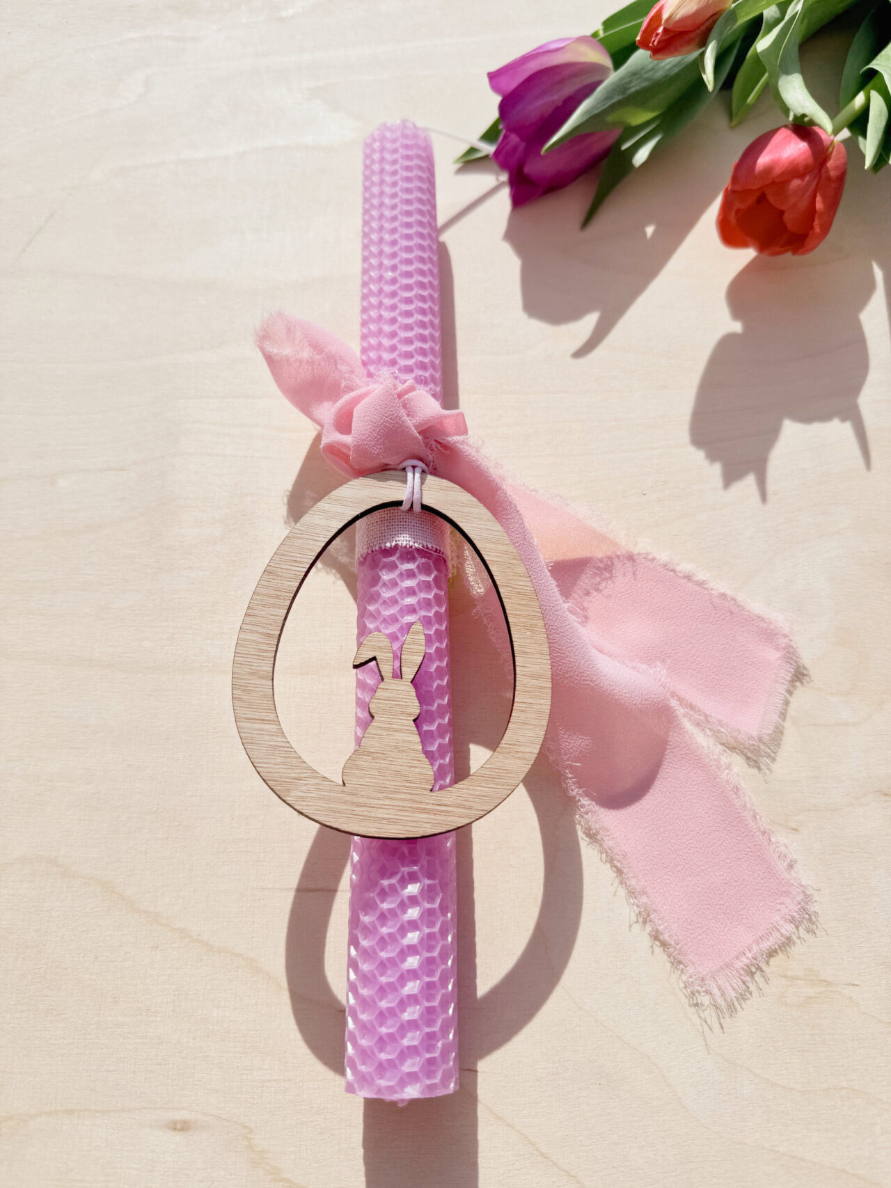 Πασχαλινή λαμπάδα Spring bunny Girl στη γερμανία με αποστολή σε όλη την ευρώπη!